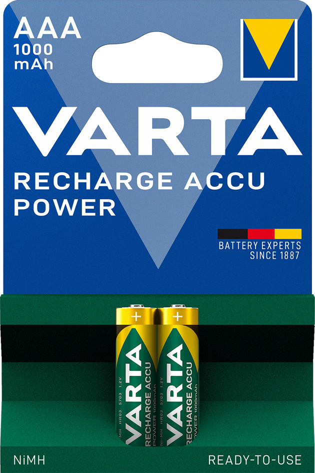 Pile "RECHARGE ACCU Power", blister de 2