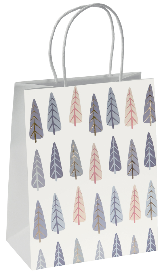 sigel Sac cadeau de Noël 'Pine Trees', grand