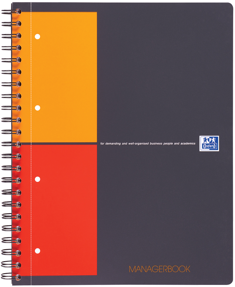 Oxford International Cahier 'MANAGERBOOK', A4+