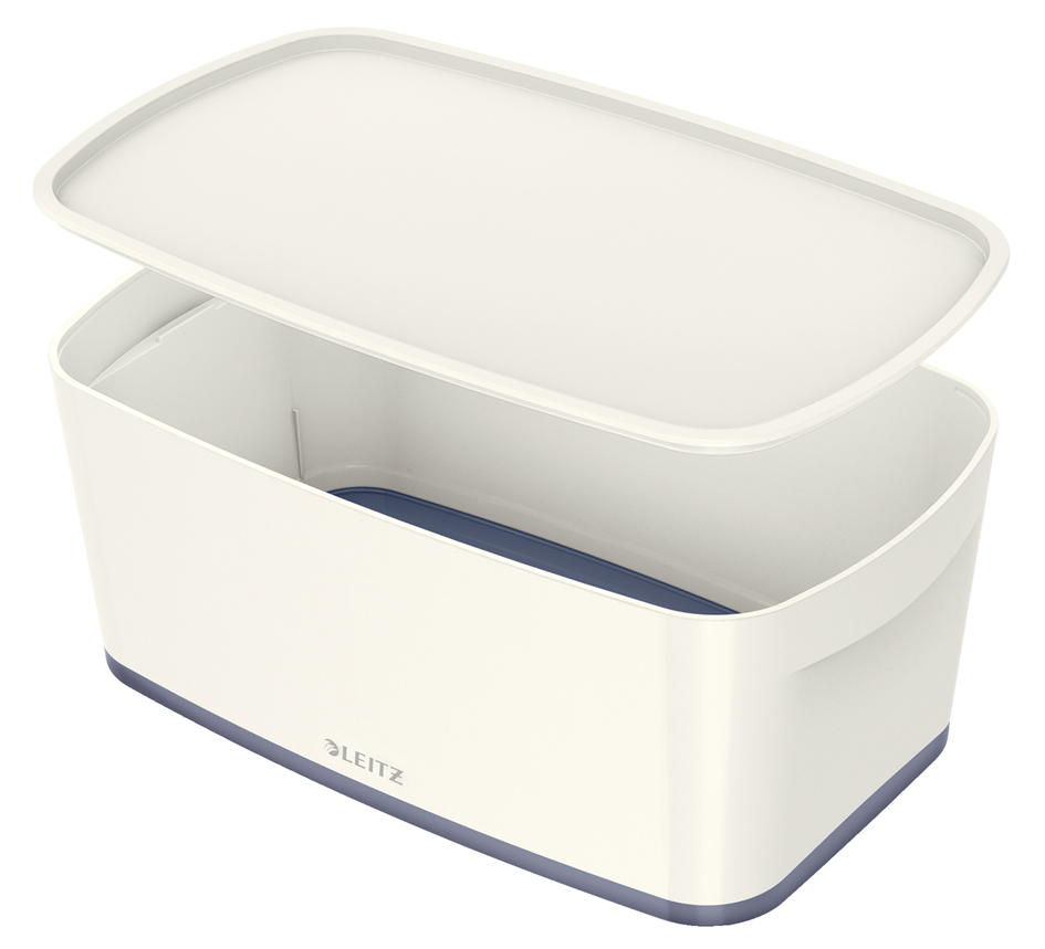 LEITZ Boîte de rangement My Box, 5 litres, blanc / gris