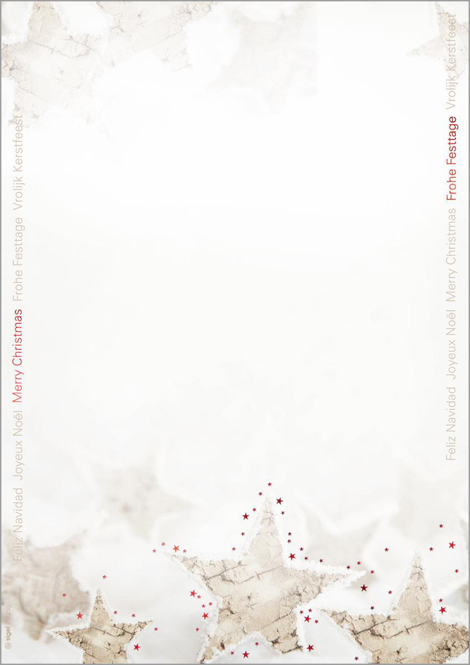 sigel Papier à motif de Noël 'Christmas Timber', A4, 90 g/m2