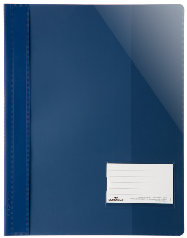 Format A4, PVC - couverture transparente