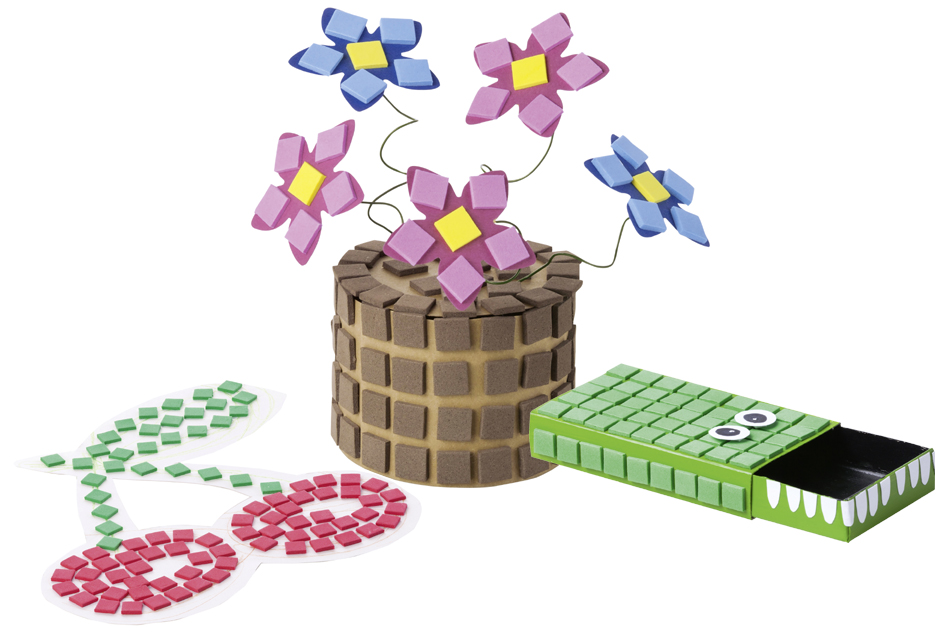 Visuel de référence: Mosaïque en gomme mousse "Basic", en utilisation