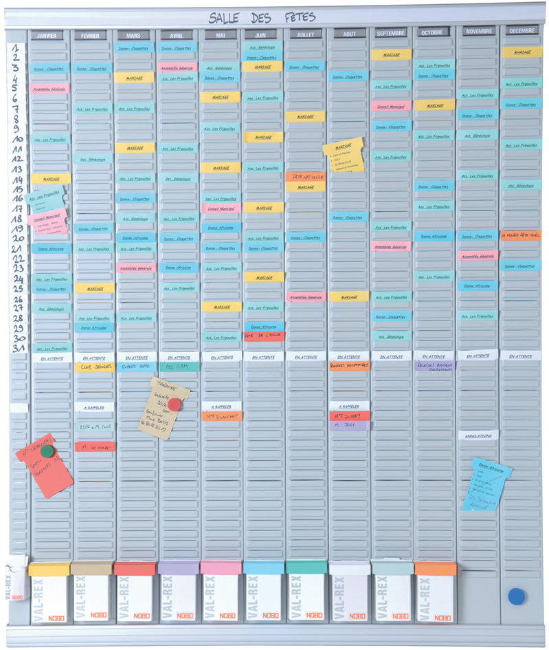 Plannings annuel