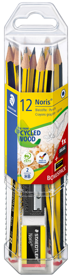 STAEDTLER Crayon graphite Noris, pack promo 12