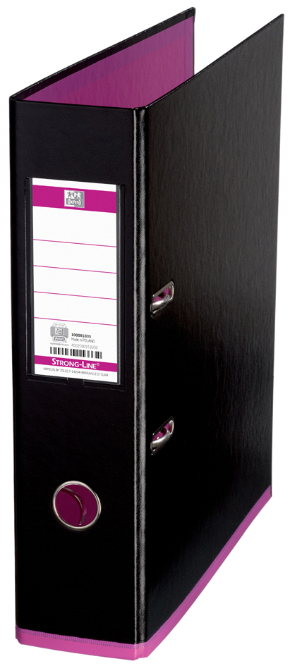 Oxford Classeur myColour, dos 80 mm, noir/rose