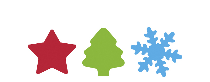 Perforateurs à motifs de Noel
