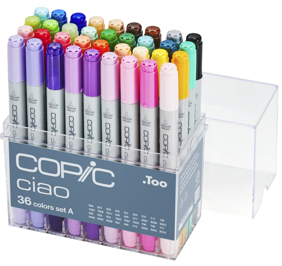 COPIC Hobbymarker ciao, set A de 36