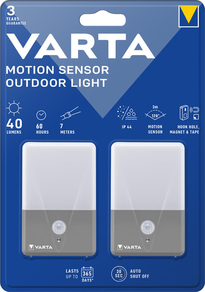 Motion Sensor Outdoor Light, pack de 2