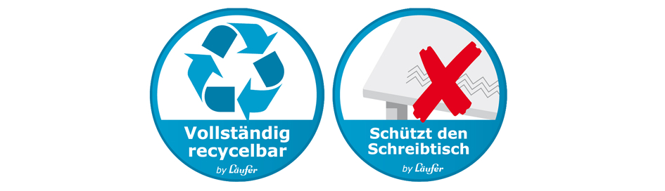 Visuel de référence: recyclable - protection pour le bureau