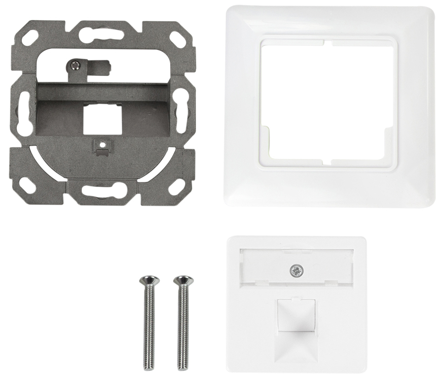 Boîtier d'encastrement pour module keystone, 1 port