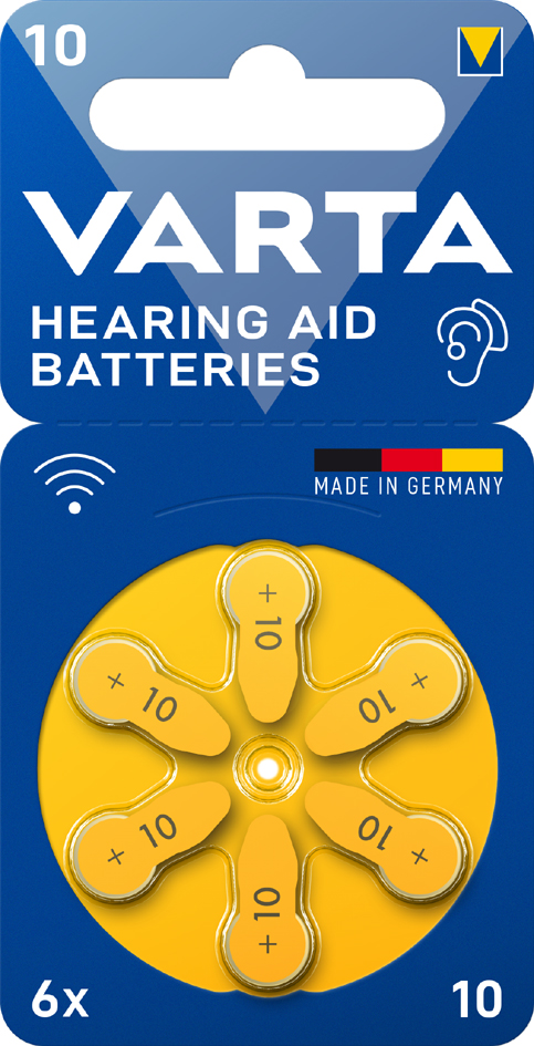 VARTA Pile bouton pour appareil auditif 'Hearing Aid