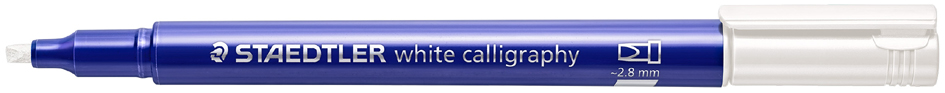Marqueur permanent metallic calligraphy, blanc