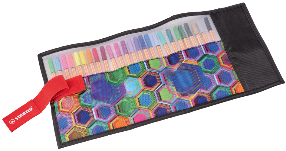 Feutre point 88® édition ARTY, rollerset de 25 - ouvert
