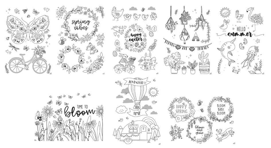 Sets de marqueurs pour verre