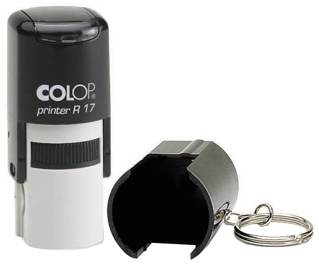 COLOP Tampon pour texte Printer R17, rond, noir