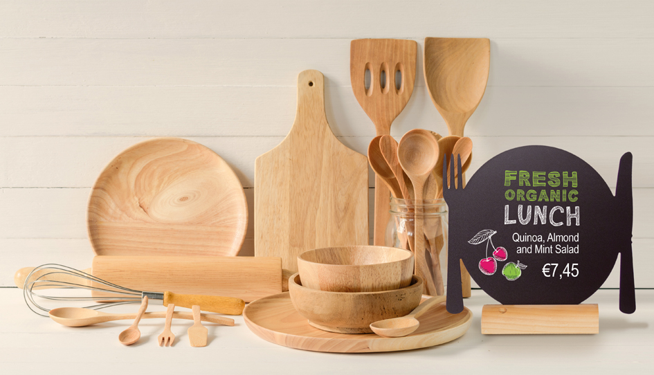 Securit Ardoise de table SILHOUETTE 'Assiette'