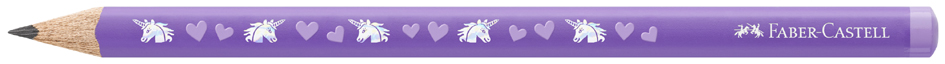 FABER-CASTELL Crayon de papier Licorne Jumbo, HB, violet