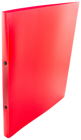 kangaro Classeur à anneaux, 2 anneaux, PP, A4, rouge