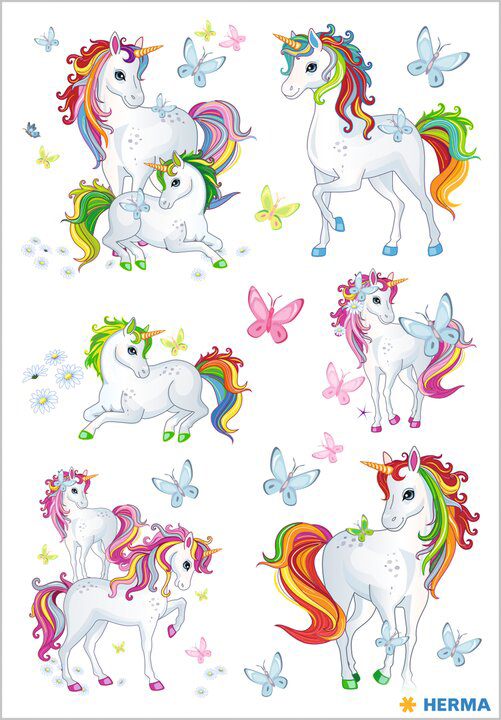 HERMA Autocollants DECOR 'Unicorn Best Friends'