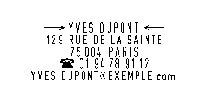 Sets de tampons français