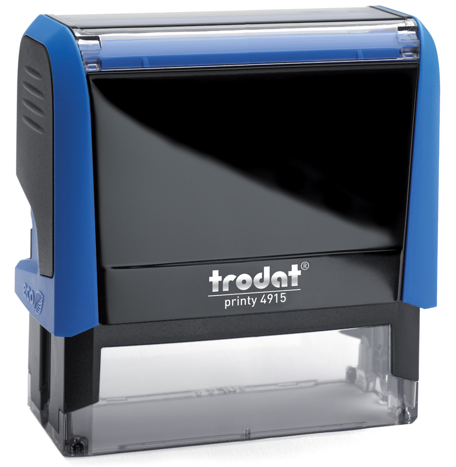 trodat Tampon pour texte Printy 4915 4.0, 7 lignes, bleu