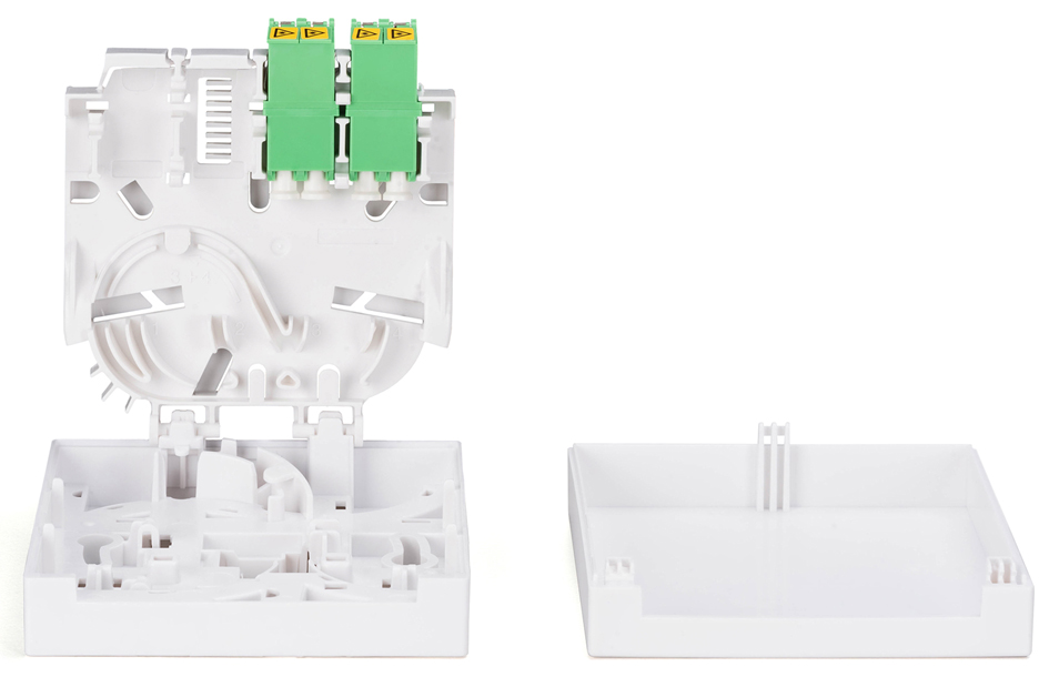 Boîtier FTTH, vue détaillée