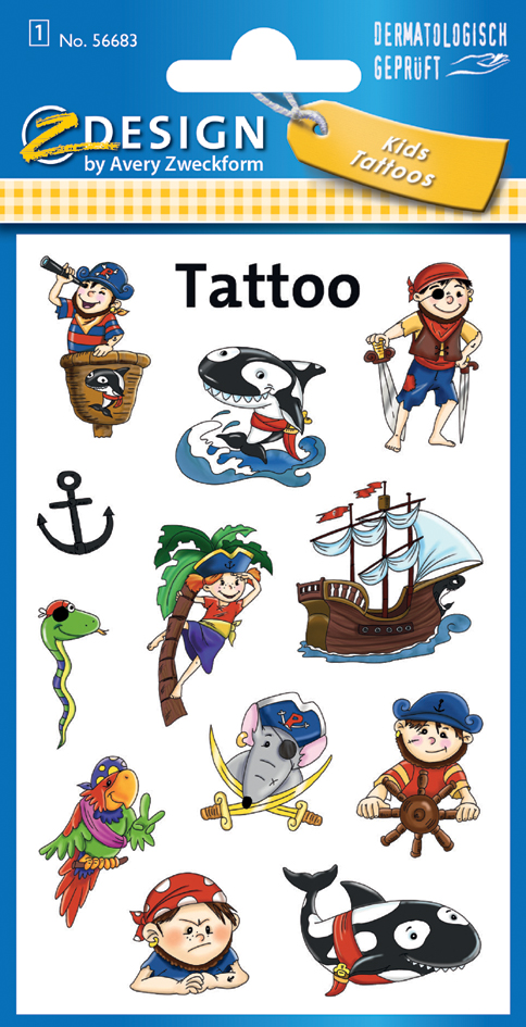 ZDesign KIDS Tatouages 'pirates'