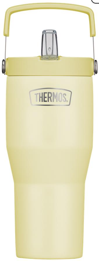 THERMOS Gobelet isotherme RS Flip Straw, 0,85 l, vanille