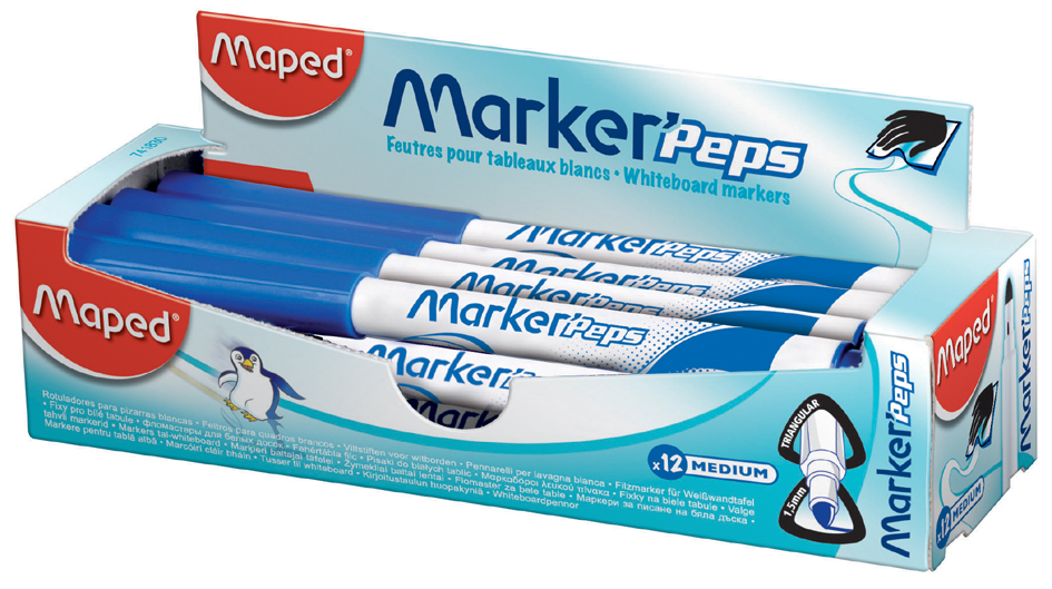 Maped Feutre pour tableau blanc Marker'Peps, bleu