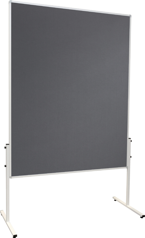 FRANKEN Kit de roulettes pour tableau de présentation, noir