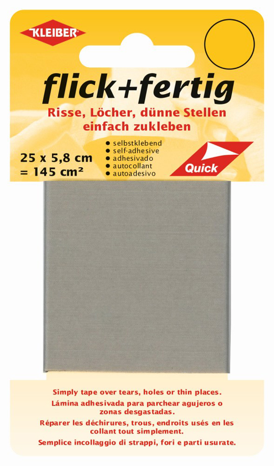 KLEIBER Set de réparation Flick + Fertig, gris clair