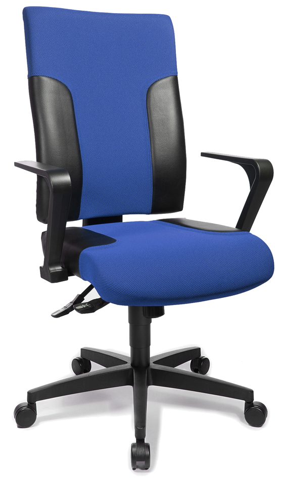 Fauteuil de bureau "Two 2", bleu / noir