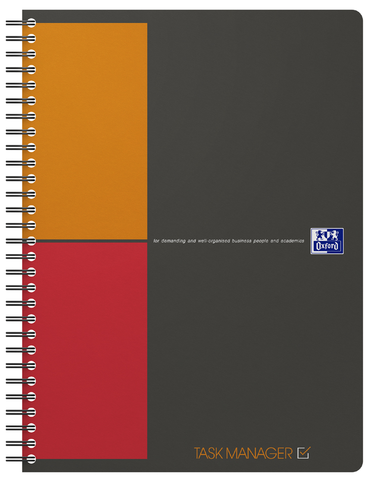 Cahier à spirale International Task Manager