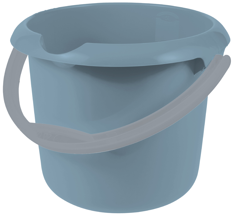 keeeper Seau de nettoyage 'mika', rond, 5 L, nordic-blue