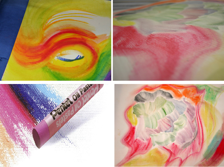 Pastels à huile PHN4, exemple d'utilisation