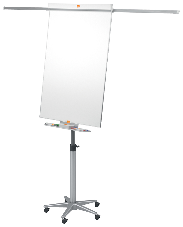 nobo Chevalet de conférence Mobil Stahl Nano Clean, blanc