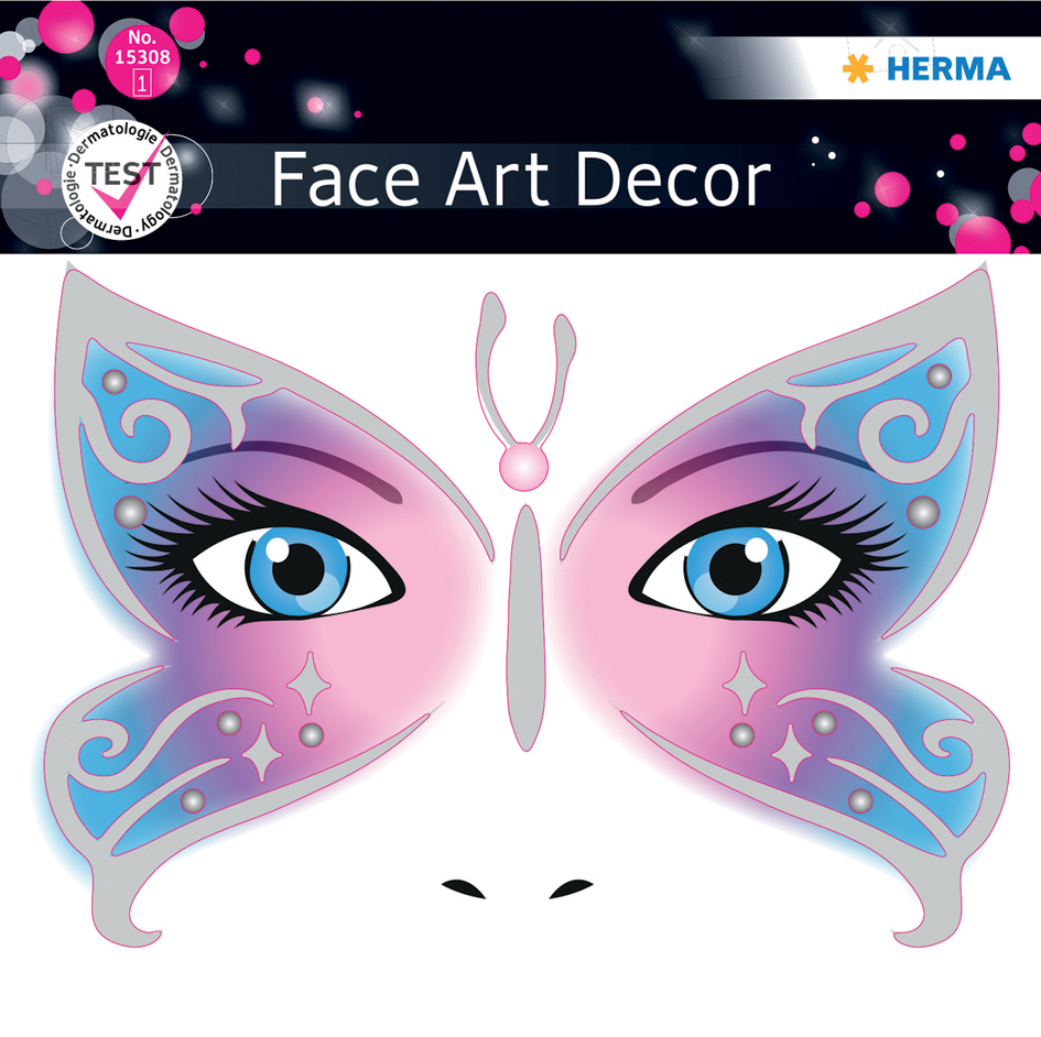 Stickers pour le visage