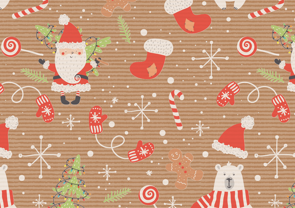 SUSY CARD Papier cadeau de Noël 'Crazy Christmas'