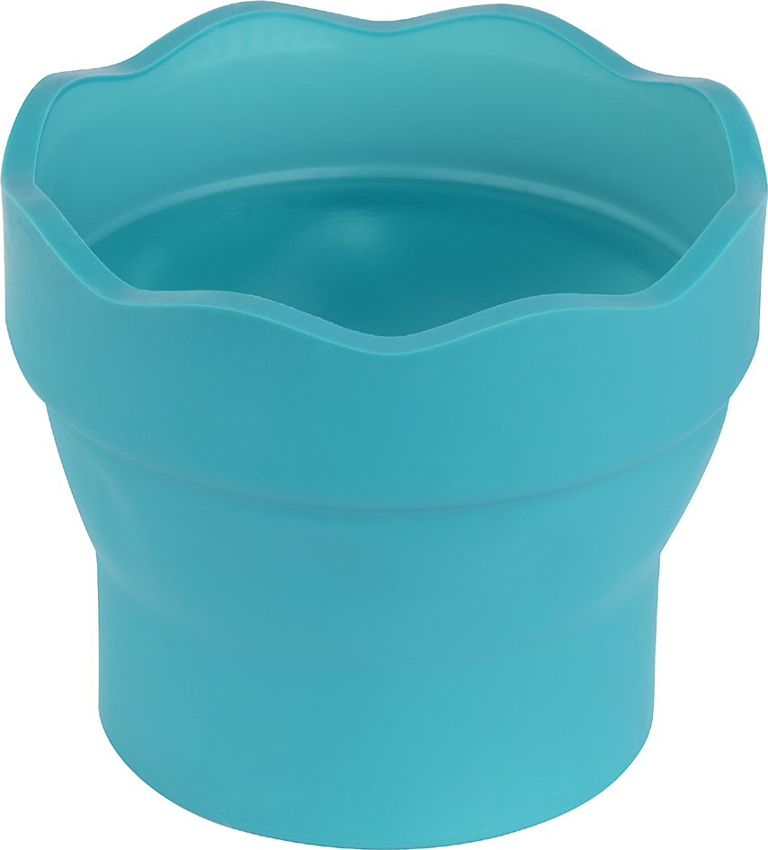 FABER-CASTELL Gobelet CLIC & GO, turquoise