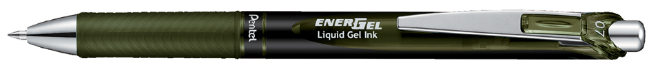 Pentel Stylo roller encre gel Energel BL77, olive black