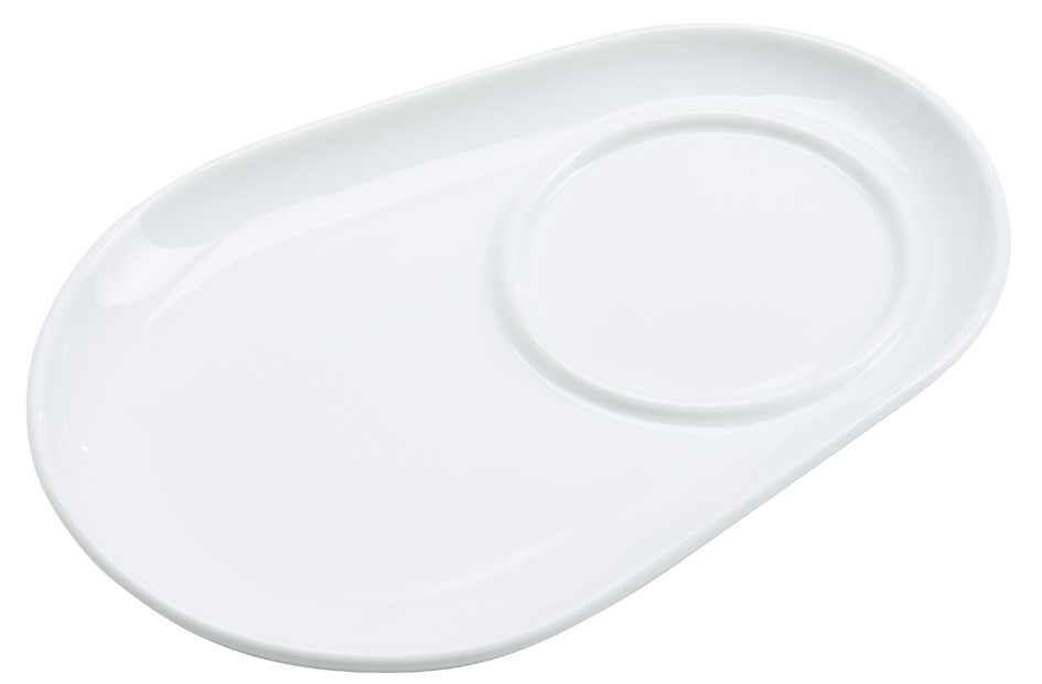 Ritzenhoff & Breker Dessous de tasse BIANCO, ovale