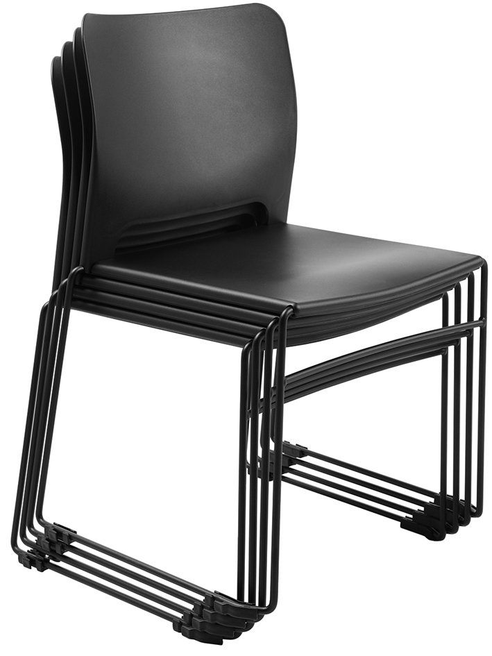 Chaise visiteur "Visit Lite" en plastique - empilé
