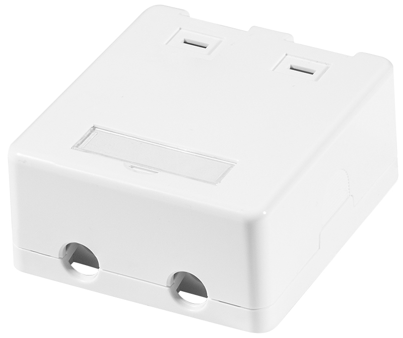LogiLink Boîtier en saillie pour modules Keystone, 2 ports