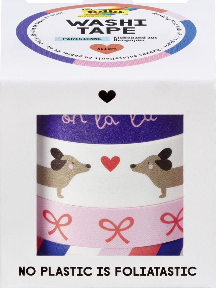 folia Ruban adhésif décoratif Washi-Tape 'PARISIENNE'