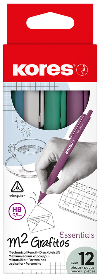 Kores Porte-mine 'M2 Grafitos Essentials', HB, 0,5 mm