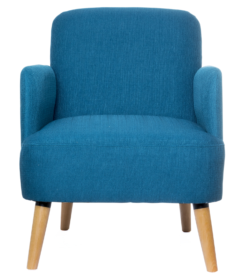 PAPERFLOW Fauteuil visiteur Brooks, bleu