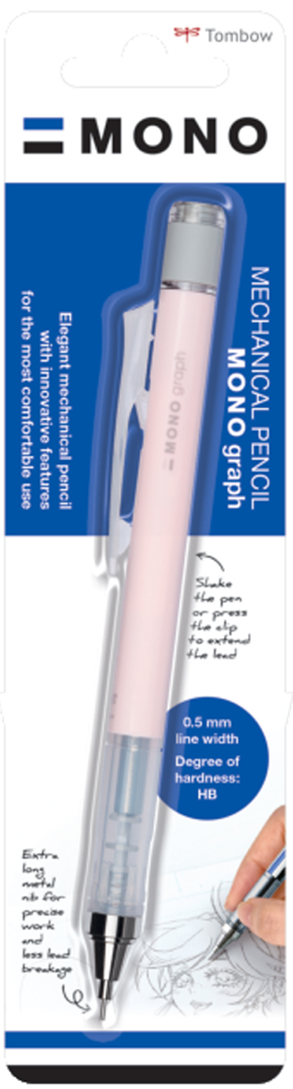 TOMBOW Porte-mines 'MONO graph' pastel, corail