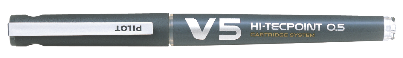 PILOT Cartouches d'encre pour Stylo roller V5/V7, noir