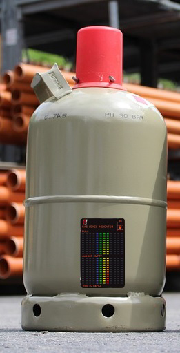Indicateur de niveau de gaz